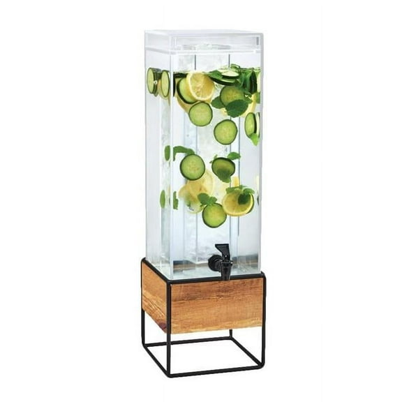 Cal Mil 3561-3INF-99 3 gal Madera Beverage Infusion Dispenser - 8 x 8 x 25.5 in.