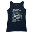 thumbnail image 5 of Ford Bronco Country Tough Free Wheeling 1978 Women's Tank Top Vintage Truck Fan 4x4 Off Road Classic Car Show, 5 of 7