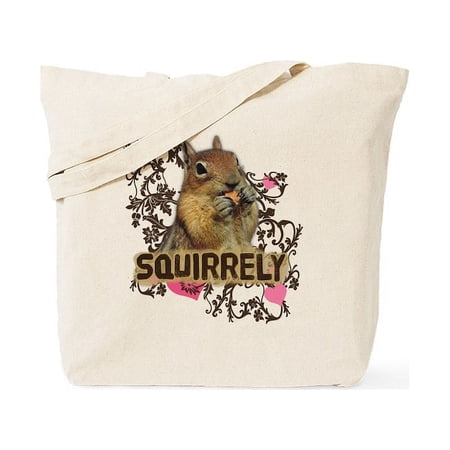 CafePress - Squirrely Squirrel Lover Tote Bag - Unisex Canvas Tote Bag Beige 1-Piece