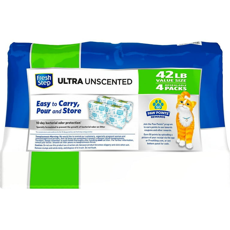 Clorox Petcare Products Fresh Step Ultra Unscented Litter 42 Pound