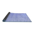 thumbnail image 2 of Ahgly Company Indoor Round Abstract Blue Modern Area Rugs, 6' Round, 2 of 4