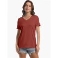 thumbnail image 4 of Womens Short Sleeve Round Neck Shirts Summer Top Fashion Basic Tee, 4 of 6