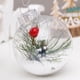 thumbnail image 4 of ¡No Te Lo Pierdas!, Adornos navideños Juego de bolas navideñas rellenas de nieve de 8 cm/16 PET Adornos para árbol de Navidad Akmoler, 4 of 4
