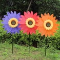 thumbnail image 5 of Yoloke Sunflower Lawn Pinwheels Wind Spinners Large Windmill Pinwheel for Garden,Yard, Party Outdoor Decor (Sunflower Pinwheels), 5 of 6