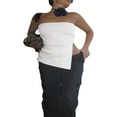 thumbnail image 2 of Été Décolleté Bandeau Tube Tops Casual Femmes Sans Manches Dos Bustier Tops Rue Parti Club, 2 of 7