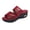 Red#25, variant on Womens Orthopedic Sandals Non Slip Slip on Arch Support Flat Wedge Sandals Lightweight Orthopedic Slippers 2026 New Comfort Foam Shoes Red 35