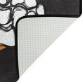 thumbnail image 5 of Dreamtimes Pumpkin Skeleton Hand Area Rug 72x48in Happy Halloween Non-Slip Floor Carpet Comfort Floor Mats Decor for Indoor Living Dining Room and Bedroom Area, 5 of 7