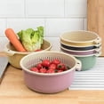 thumbnail image 3 of Drain Basket Double Layers Strainer Solid Multifunctional Fruit And Vegetable Washing Basket Fruit Vegetable Storage Basket, 3 of 5