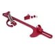 thumbnail image 3 of Qiilu Billet - Soporte de carburador de cable de acelerador de aluminio para carburador Holley serie 4150 y 4160 (rojo) EOTVIA No, 3 of 4