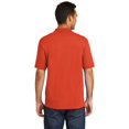 thumbnail image 2 of Mens Short Sleeve Jersey Knit Polo Shirts, Golf Shirt (Orange-Small), 2 of 5