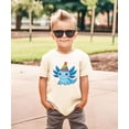 thumbnail image 3 of Cute Axolotl Birthday Shirt for Boys and Girls Kawaii Party Hat Graphic Tee for Kids and Toddlers Natural Shirt Youth Large, 3 of 8