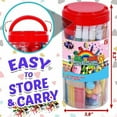 thumbnail image 3 of DIY Knitting Kit,Arts And Crafts School Supplies For Kids Kindergarten School Supplies Set With Glitter Glue Stick Glue Pipe Cleaners Craft And Kids Scissor Gifts For Girls And Boys Age + 50ml, 3 of 9