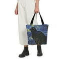 thumbnail image 5 of Bingfone Shambhala Cat In Van Gogh Impressionist Women Shoulder Tote Bags Casual Bag Ladies Shopping Handbag, 5 of 7