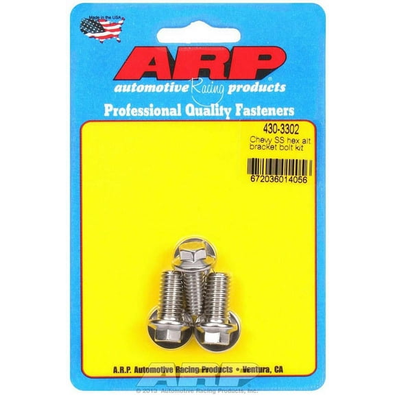 ARP Alternator Bracket Bolt Kit Chevy V8 P/N 430-3302