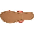 thumbnail image 7 of Women's Journee Collection Colette Strappy Slide Coral Faux Leather 7.5 M, 7 of 7