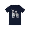 thumbnail image 5 of Stripped Pattern Zebra Horse Animal Print Gift Adult Women T-Shirt Cool Zebra Print Design Birthday Holiday Presents Tshirt, 5 of 10