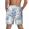 thumbnail image 4 of Fotbe Rose Flowers Men’s Swim Trunks Quick Dry Swim Shorts Board Shorts with Mesh Lining-Medium, 4 of 9