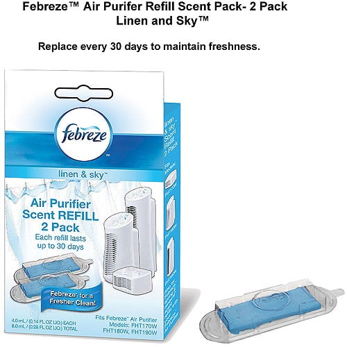 Febreze Tower Air Purifier FHT190V, Gray HEPA Type Filter