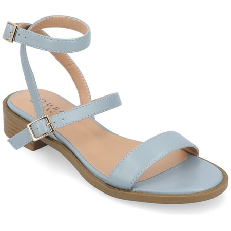 

Journee Collection Womens Gigie Ankle Strap Stacked Heel Sandals