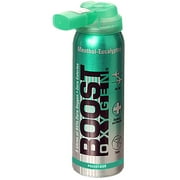 Boost Oxygen Supplemental Canned Oxygen BREATHE Menthol Eucalyptus Pocket-Size 2 Liter, 1 Pack, Model 403