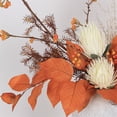 thumbnail image 3 of Juego de flores de cerámica china, juego de flores de simulación, mesa Floral naranja, mueble de TV, arreglo, ramo de flores artificiales, 3 of 6