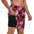 thumbnail image 2 of Logiee Cute Dog Print Men's Swim Trunk,Quick Dry Board Shorts ,Men's Swim Trunks with Compression Liner, Bathing Suits with Pockets-XX-Large, 2 of 6