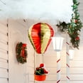 thumbnail image 6 of Christmas Musical Santa Claus's Special Delivery Hot Air Balloon,35.43nch Hanging Christmas Decoration with Warm Lights, Indoor Outdoor Xmas Holiday Decor, 6 of 6