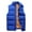 Blue, variant on Zimjoy Blue Puffer Vest for Men Windproof Thick Big and Tall Heated Vest Warm Puffy Vests Casual Light Zip Up Mens Puffer Coat with Pockets, Blue XL