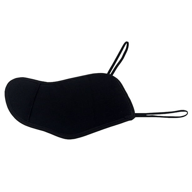 Almohadilla de algodón para el hombro del violín, protector de esponja para la mentonera, accesorio para violín (negro)
