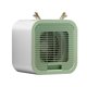 thumbnail image 2 of Mini enfriador de aire Operación silenciosa Aire acondicionado de escritorio portátil alimentado por USB para oficina al aire libre Verde, 2 of 10