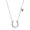 18+2 chain, variant on Horseshoe Necklace for Women 925 Sterling Silver Lucky Horse equestrian Horse shoe stirrup Jewelry Gifts “15+2'' (silver)