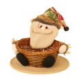 thumbnail image 2 of Cesta de muñecas navideñas, cesta de dulces de dibujos animados, adorno de decoración para fiestas, centro de mesa , Papá Noel, Grande, 2 of 8