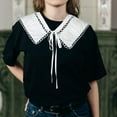 thumbnail image 4 of VERDANVERSE Collar Falso Desmontable Para Mujer Estilo Lapel Que Mejora Cualquier Conjunto Casual, 4 of 8
