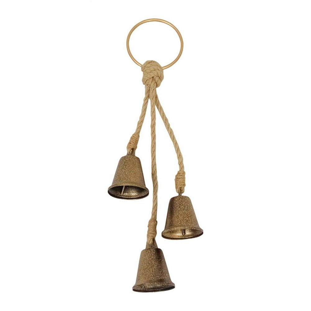 Celebrations Gold Bells Door Knob Hanger Christmas Decor
