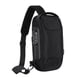 thumbnail image 2 of Bolso de pecho para hombre, mochila de motocicleta con código de bloqueo, bolso informal, portátil y ligero Negro, 2 of 9