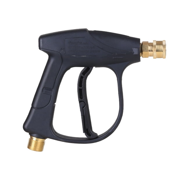 Pistola de lavado de alta presión Pistola de lavado de autos con 5 boquillas y acoplador de latón M 22 para lavadoras a presión