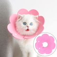 thumbnail image 3 of Adjustable Cat Recovery Collar, 2 PCS Post-Surgical Soft Pet Protection Collar for Kitten, Cats, Puppy (Pink & Yellow), 3 of 7