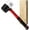 Black&white, variant on GETLITOOL Rubber Mallet Black/White 16oz, Non-Marking Rubber Mallet Hammer ⌀=55mm with Two Sides, Rubber Hammer with Non-Slip Fiberglass Handle for Camping, Flooring/Tiles Install, Woodworking