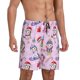 thumbnail image 2 of Balery Christmas Unicorns Pantalones cortos de pijama de punto de algodón para hombre con cinturilla y bolsillos-X-Large, 2 of 6