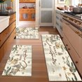 thumbnail image 2 of Floral Kitchen Rugs Sets of 3, Non Slip Kitchen Rugs and Mats Washable Farmhouse Kitchen Rugs Floral Kitchen Floor Mat Carpet Runner Rugs for Hallway Laundry Room, 2 of 12