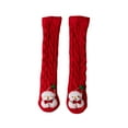 thumbnail image 3 of MAIHAN-Baby Christmas Velvet Socks, Thick Warm Home Sleep Socks with Non Grips, Winter Floor Socks for Ages 0-16 Years(P,3-8 Years), 3 of 3