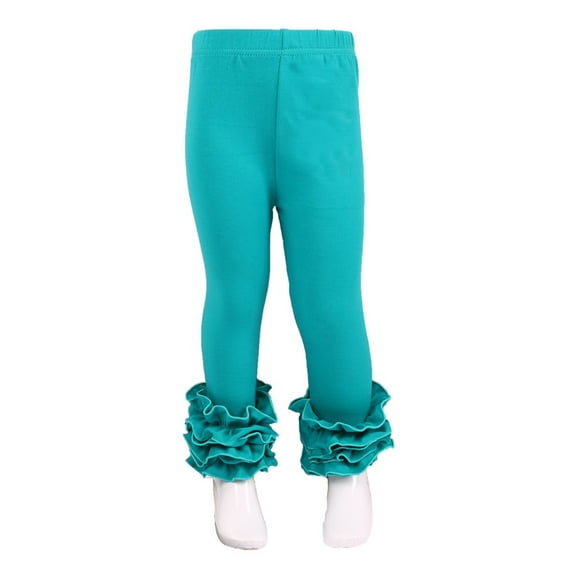 Stylish Toddler Girls Leggings with Lace Trim Ruffle Design for Comfort and Flexibility in Everyday Wear