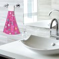thumbnail image 6 of Haosy 2 Pack Kitchen Wash Cloths with Hanging Loops Absorbent Absorbent Quick Drying Hand Towels, Cloud Star Flower Rainbow Butterfly, 6 of 7