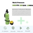 thumbnail image 5 of 1L Reusable Mini Scuba Tank for 15-20 Minutes Underwater Dive Portable 32.8ft Scuba Diving Gear for Outdoor Mini Diving Tanks Underwater Breathing Device Scuba Oxygen, 5 of 23