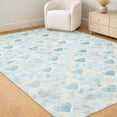 thumbnail image 6 of Addison Rugs Chantille Indoor/Outdoor Transitional Kids Teal Machine Washable Rectangle Rug, 3' x 5', 6 of 8