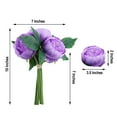 thumbnail image 3 of Balsa Circle 10" Lavender Silk Artificial Peony Flowers Bouquet Party Wedding Centerpieces, 3 of 7