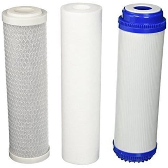 Reverse Osmosis Replacement Filter Set RO Cartridges 3 pcs ,Sediment GAC CTO