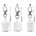 thumbnail image 5 of 6pcs Portable Lip Gloss Keychain with Metal Rings Silicone Beauty Helper, 5 of 20