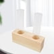thumbnail image 5 of Florero de hidropónica Zulema soporte de madera 2 tubos, 5 of 7