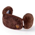 thumbnail image 1 of Máscara de oídos cálida para niños de otoño e invierno, para niños y niñas, para montar al aire libre, a prueba de frío, con oso de dibujos animados bordado, máscara transpirable, 1 of 5